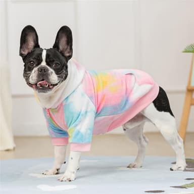 French Bulldog Clothes Dog Hoodie Sweatshirts with Pockets for Small Dogs Puppy Chihuahua Coat Clothing Pet Cat Hoodie Fleece Dog Sweaters Costume - Image 7