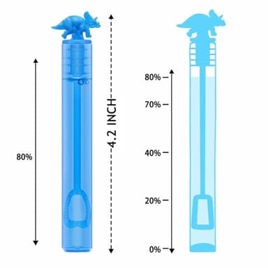 32 Pack Bubble for Kids Party Favors, 8 Style Mini Bubble Wands with Gift Box, Dinosaur Toys Bulk for Carnival Prizes Goodie Bag Stuffers Supplies, Birthday Bath Time Bubbles Blower Toy for Girl Boy - Image 2