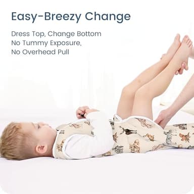 TOTBASIC Toddler Sleep Sack 1.0 TOG, Baby Wearable Blanket with 2-way Safe Zipper, Ultra Soft All Season Baby Sleeping Bag - Image 3