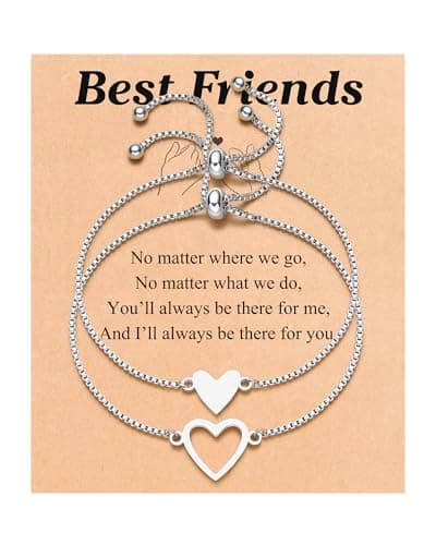 Kidbbi Best Friend Matching Bracelet Gifts for Women Valentines Christmas Birthday Friendship Female - Image 1