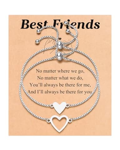 Kidbbi Best Friend Matching Bracelet Gifts for Women Valentines Christmas Birthday Friendship Female - Image 1