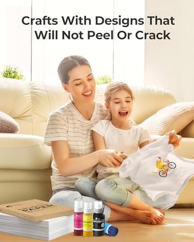 Hiipoo Sublimation Ink Refilled Bottles Compatible for ET2400 ET2720 ET2760 ET2750 ET4800 ET-2800 ET-2803 ET-2850 Inkjet Printers Heat Press Transfer on Mugs T-Shirts - Image 4