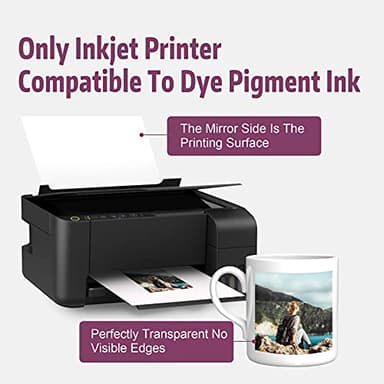 20 Sheets Waterslide Decal Paper INKJET CLEAR,8.5X11 Inch Water Slide Transfer Paper Transparent Printable for Tumblers,Ceramics,Plastics,Glasses,DIY - Image 6