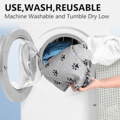 FURWEY 2 Pack Extra Large 72"X72" Washable Pee Pads for Dogs Super Absorbent Dog Training Pads Non-Slip Waterproof Pet Training Pads Mats Whelping Pads for Dogs Cats Puppy - Image 8