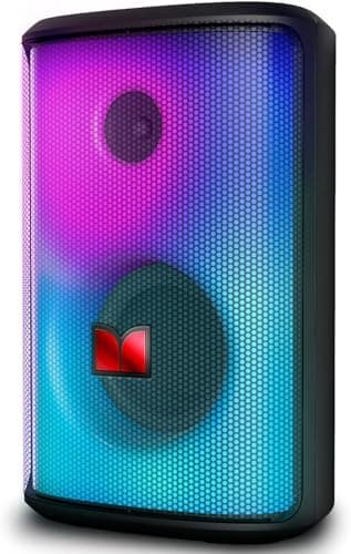Monster Sparkle Bluetooth Speaker Loud, 120W Peak Portable Speaker with Powerful Sound and Heavy Bass, Full-Screen Colorful Lights, 24H Playtime, AUX, USB Playback, Waterproof - Image 1