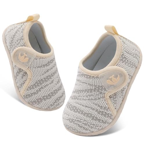 FEETCITY Baby First Walking Shoes Boys Girls Toddler Sneakers Anti-Slip Newborn Crib Shoes - Image 1