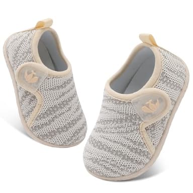 FEETCITY Baby First Walking Shoes Boys Girls Toddler Sneakers Anti-Slip Newborn Crib Shoes - Image 1