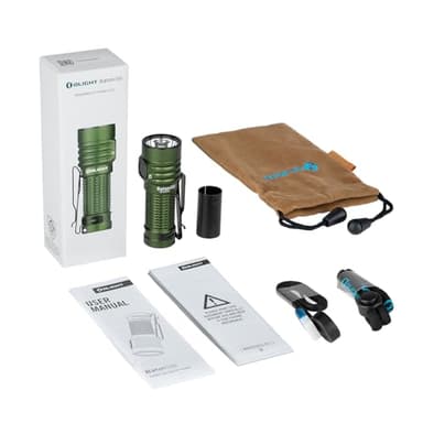 OLIGHT BatonTurbo EDC Flashlight Rechargeable, 1000 Lumens Compact LED Powerful Flash Light 510 Meters Long Throw, with Magnetic Charging Cable and Landyard for Hiking, Camping, Home Use (OD Green) - Image 9