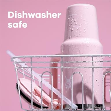 Hydro Flask Travel Tumbler with Handle, Lid and Straw - Insulated Stainless Steel in 32 Oz Ivory - Image 9