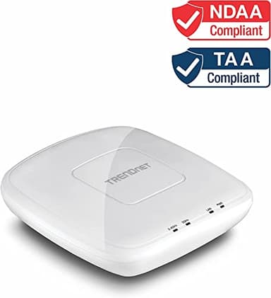 TRENDnet AC1750 Dual Band PoE Access Point, 1300Mbps WiFi AC+450 Mbps WiFi N, WDS Bridge, WDS Station, Repeater Modes, Band Steering, WiFi Traffic Shaping, IPv6, White, TEW-825DAP - Image 9