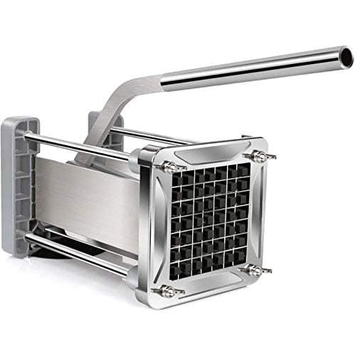 French Fry Cutter, Sopito Professional Potato Cutter Stainless Steel with 1/2-Inch Blade Great for Potatoes Carrots Cucumbers - Image 1