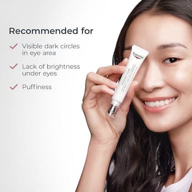 Eucerin Radiant Tone Eye Cream Dark Circle Corrector, Eye Brightening Cream with Thiamidol and Hyaluronic Acid, Helps Reduce the Look of Eye Puffiness, 0.5 Oz Tube - Image 9