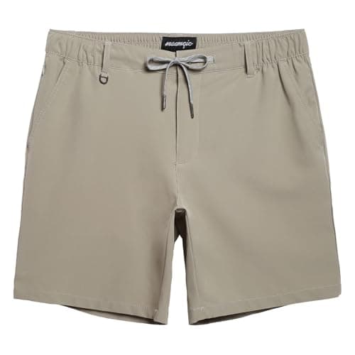 maamgic Men's 7 Inseam Shorts Casual Classic Fit Short Men with Multi-Pocket Mens Workout Shorts Hybrid Quick Dry Shorts - Image 1