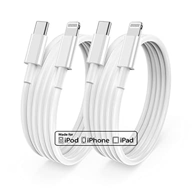 Long iPhone 12 13 14 Fast Charger Cable 10ft,[Apple MFi Certified] USB C to Lightning Cable,Type C Port Support Apple Charging Cord for iPhone 14 Pro/14/13 Pro/12 Pro Max/12 Mini/11 Pro/XS/XR/iPad. - Image 1