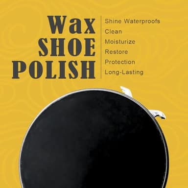 COMVERIX Black Shoe Polish 2 Pack Total 3.4oz,Polish Care for Black Leather goods,Shoe Cream,Shine Cloth, Durable Shoe Horn,Contains Waterproof UV Protection Material. - Image 3