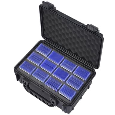 BOMIIPOR Toploader Storage Box, Holds 360+ Top Loaders - Premium Top Loader Case for 3" x 4" 35pt Rigid Cards,Top Loaders & Magnetic Card Holders, Sports Card Storage Boxes for Trading Cards - Image 1