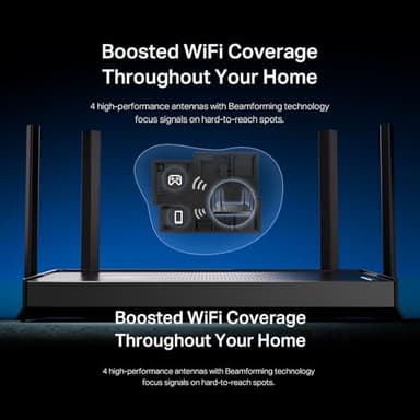 TP-Link Dual-Band BE3600 Wi-Fi 7 Router Archer BE230 | 4-Stream | 2×2.5G + 3×1G Ports, USB 3.0, 2.0 GHz Quad Core, 4 Antennas | VPN, EasyMesh, HomeShield, MLO, Private IOT | Free Expert Support - Image 7