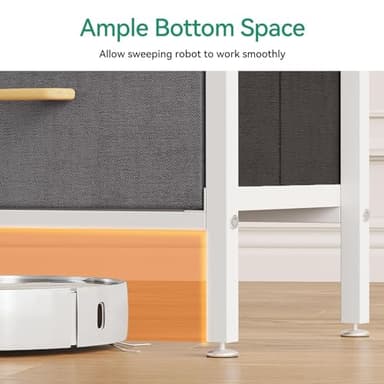 AODK Dresser with Charging Station, 52 Inches Tall Dresser for Bedroom with 11 Storage Drawers, Large Fabric Dressers for Hallway, Light Grey - Image 6