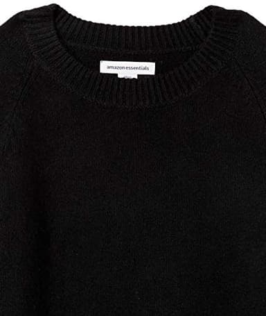 Amazon Essentials Women's Regular-Fit Soft Touch Long-Sleeve Crewneck Sweater, Black, Large - Image 6