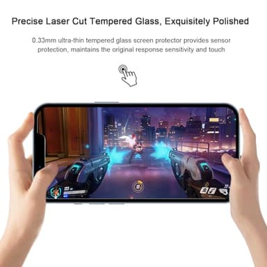 SIBEITU 3 Pack Screen Protector for iPhone 12 Pro with 3 Pack Camera Lens Tempered Glass Protector, 6.1 Inch HD Clear 9H Glass Film Hardness, Scratch Resistent, No Air Bubbles - Image 7