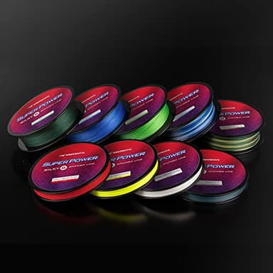 KastKing Superpower Silky8 Braided Fishing Line, Blue, 8 Strands, 80 LB, 300 Yds - Image 8