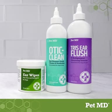 Pet MD Veterinary Tris Flush Cat & Dog Ear Cleaner - and Infection Treatment with Ketoconazole 12 oz - Image 6