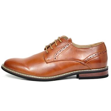 Bruno Marc Men's Leather Lined Dress Oxfords Shoes,Size 13W,Brown,PRINCEWIDE-16 - Image 2