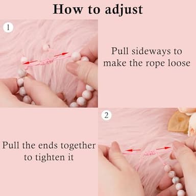 Sereney 7 Year Old Girl Birthday Gifts, Adjustable Beaded Bracelet as 7th/7yr Year Old Girl Birthday Gifts for Seven Daughter Niece Granddaughter Girls - Image 6