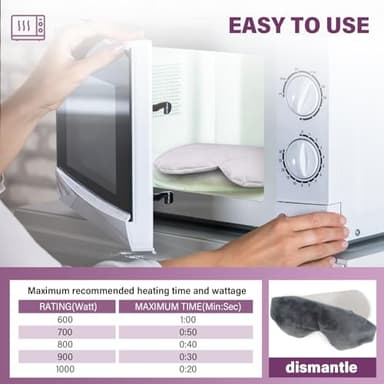 Aroma Season Microwave Activated Warm Eye Compress for Dry Eyes, Heated Eye Masks for Dry Eyes, Moist Heat Delivers Warm Compress for Blepharitis, Stye - Image 6