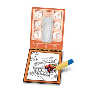 Melissa & Doug On The Go Water Wow! Mess Free Coloring Book, Reusable Water-Reveal Activity Pad, Vehicles, Travel Toys, Party Favors, for Toddlers & Kids Ages 3+ - FSC Certified - Image 4