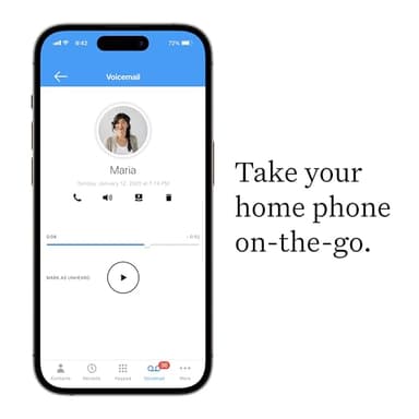 Ooma Telo VoIP with 3 HD3 Handsets Complete Home Phone System for Unlimited Nationwide Calling, Mobile App Access, and Robocall Blocking Affordable Landline Replacement - Image 4