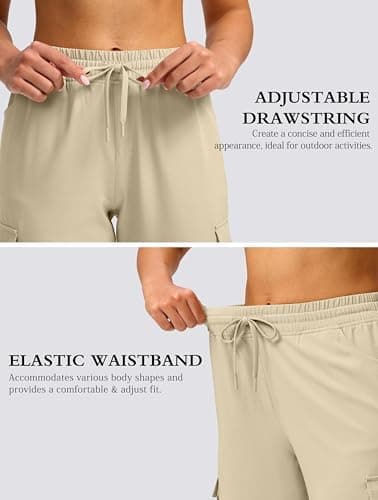 Viodia 15" Long Shorts for Women Hiking Cargo Bermuda Shorts Lightweight Knee Length Capris for Summer Travel Fishing - Image 5