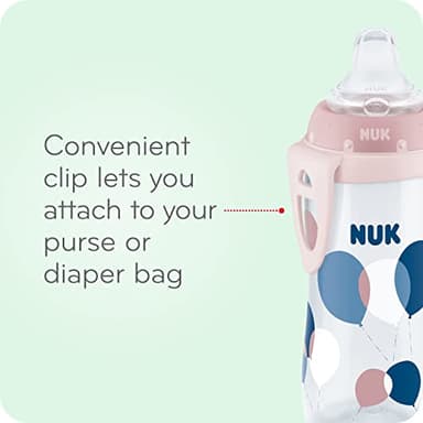 NUK Elmo Active Cup, 10oz, 2 Pack – BPA Free, Spill Proof Sippy Cup - Image 4