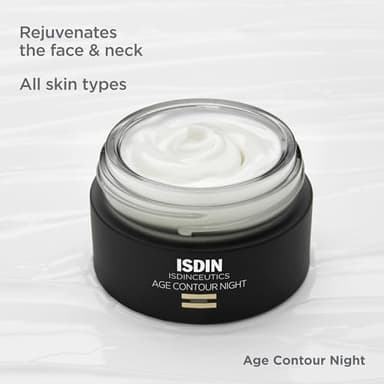 ISDIN Age Contour Night Face and Neck Cream with Melatonin and Peptides, 1.8 Oz - Image 5