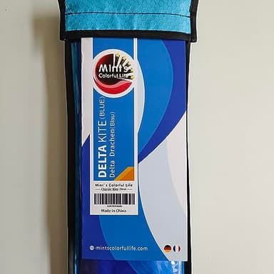 Mint's Colorful Life Delta Kite for Kids & Adults, Easy to Fly Kites with 2 Ribbons and 300ft Kite String, Best Kites for Beginner(Blue) - Image 11