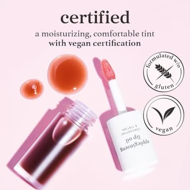 NOONI Korean Lip Oil - Appleginseng | Lip Stain, Gift, Long-Lasting, Moisturizing, Plumping, Revitalizing for Dry Lips, Waterproof, No Peel Off, Korean Lip Tint 0.12 Fl Oz - Image 3