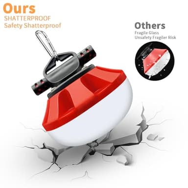 alitade 100FT LED Work Light, 100W & 10000LM Construction String Lights, 10 Bulbs LED Work Lights for Jobsite Lighting, Construction Site, Renovation, Walkway, Patio, Mine cave,Free for Climbing Hook - Image 4