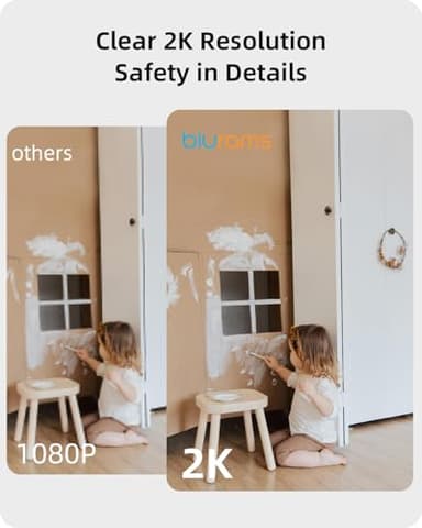 blurams Indoor Camera 2K, Cameras for Home Security 5G&2.4GHz, 360° Pet Camera w/Motion Tracking, Phone App, 2-Way Audio, IR Night Vision, Siren, Works with Alexa & Google Assistant - Image 5