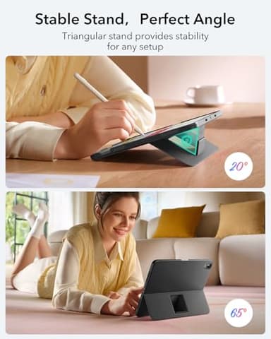 ESR for iPad (A16) 11th/10th Gen Flex Keyboard Case, Ultra-Light Magnetic Detachable Keyboard for iPad 10.9" with Writing/Viewing Modes, Larger Precision Trackpad, Dark Gray - Image 5