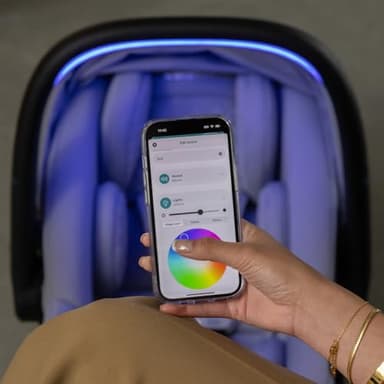 Evenflo Shyft Intuiti+ Travel System Featuring Revolve180 LiteMax™ NXT Rotating Rear-Facing Lightweight Preemie and Infant Car Seat with SensorySoothe 3-30 lbs. (Dubhan Black) - Image 10