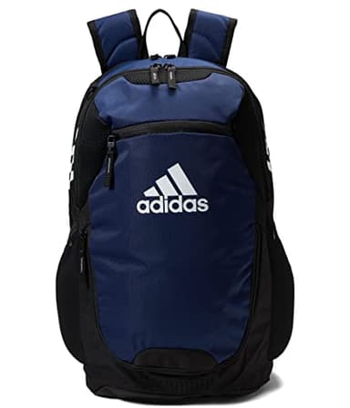 adidas Stadium Team Sports Backpack for Men and Women (36l) Durable Athletic Laptop Bag, Navy Blue/3.0, OSFA