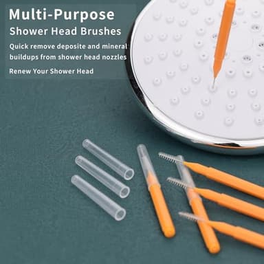 Shower Head Cleaning Brush Tool, Small Crevice Cleaning Brush Anti Clogging for Bathroom Pipe & Car Washers - Image 3