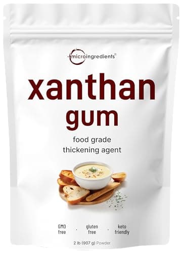 Xanthan Gum Powder, 2lb (32oz) | Premium Quality for Keto & Gluten-Free Baking | Unflavored Thickening Agent for Cooking & Baking | Non-GMO, Vegan Friendly - Image 1