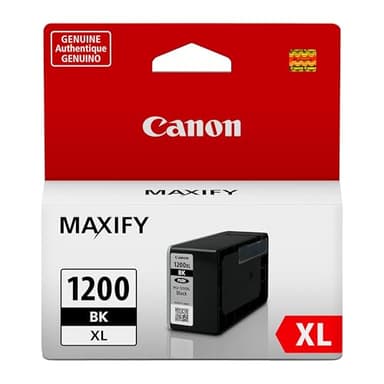 Canon PGI-1200XL Genuine Pigment Black Ink Tank, Compatible with MB2120, MB2720, B2020, MB2320 (Optional) Printers - Image 1