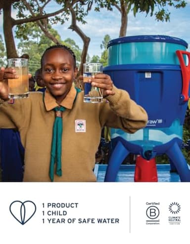 LifeStraw Go Series — Insulated Stainless Steel Water Filter Bottle for Travel and Everyday Use Removes Bacteria, Parasites and Microplastics, Improves Taste, 1L Aegan Sea - Image 9