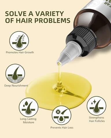 Ktintar 100% Natural Raw Batana Oil for Hair Growth, Dr Sebi Hair Growth Oil From Honduras, Thicker & Stronger Hair, Prevents Hair Loss, Eliminates Split Ends 4.23 Fl Oz (Pack of 1) - Image 2
