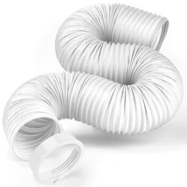 HOXHA Portable Air Conditioner Hose Kit 59 Inch Length 5.9 Inch Diameter AC Vent Hose with 5.9 Inch AC Vent Hose Adapter, AC Replacement Exhaust Hose Anti-Clockwise with Tube Coupler Connector - Image 6