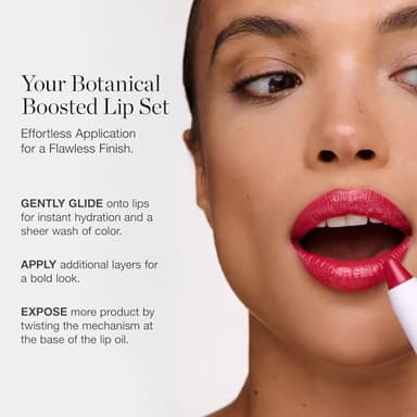 Ogee Tinted Sculpted Lip Oil - Blossom 4 Piece Gift Set - Made with 100% Organic Coconut Oil, Jojoba Oil, and Vitamin E - Best as Lip Balm, Lip Color or Lip Treatment - Image 3