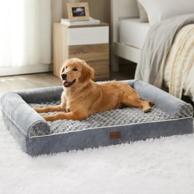 BFPETHOME Dog Beds for Large Dogs, Orthopedic Dog Bed for Medium Large Dogs,Big Waterproof Couch Pet Bed with Removable Washable Cover - Image 9