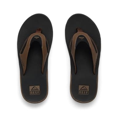 Reef Fanning Men's Comfort Beach Sandals Black And Tan - 11 Medium - Image 7